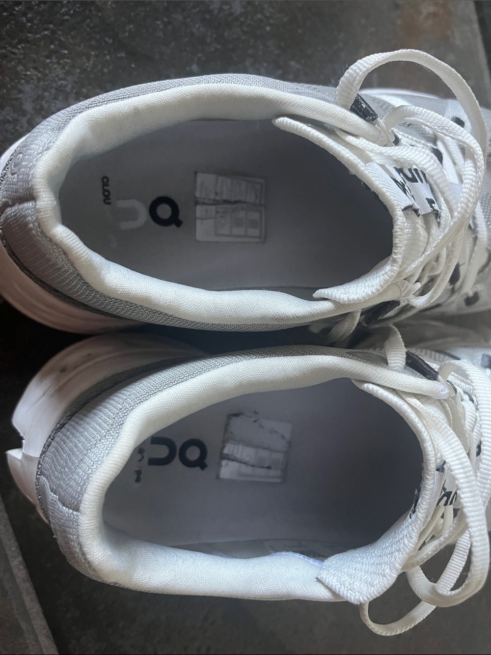 On Cloud Eclipse Running Shoes Alloy White Women’s 7 EUC Athletic Sneakers - Picture 9 of 14